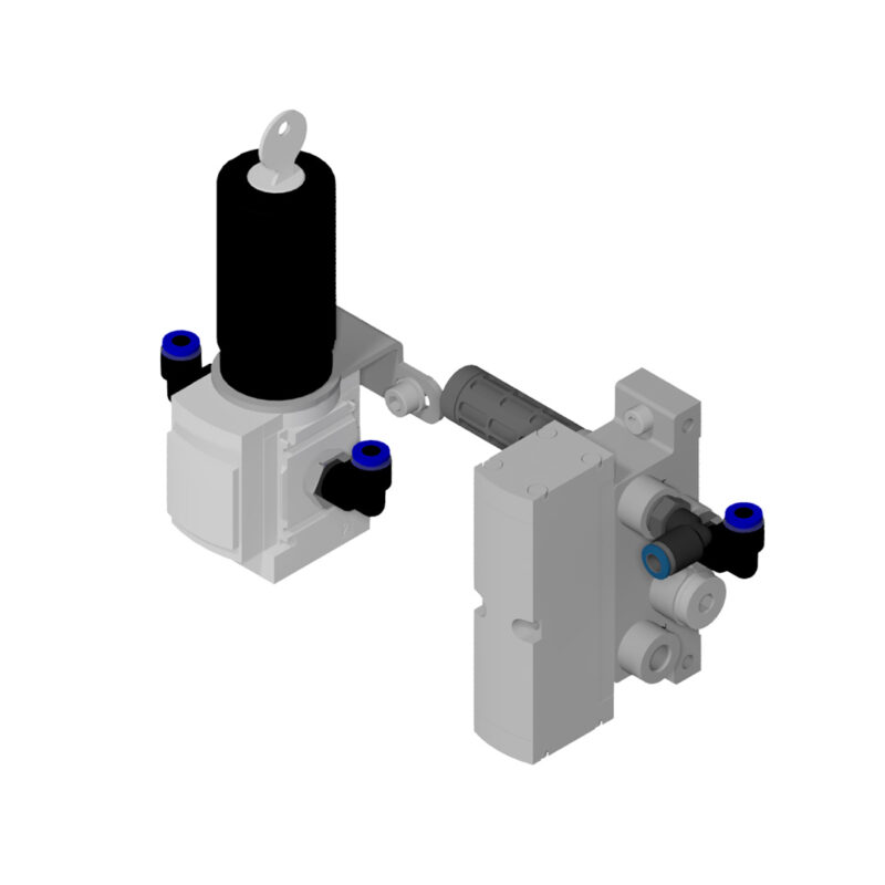 Pneumatikausrüstung RRA Andrücken Reibrad