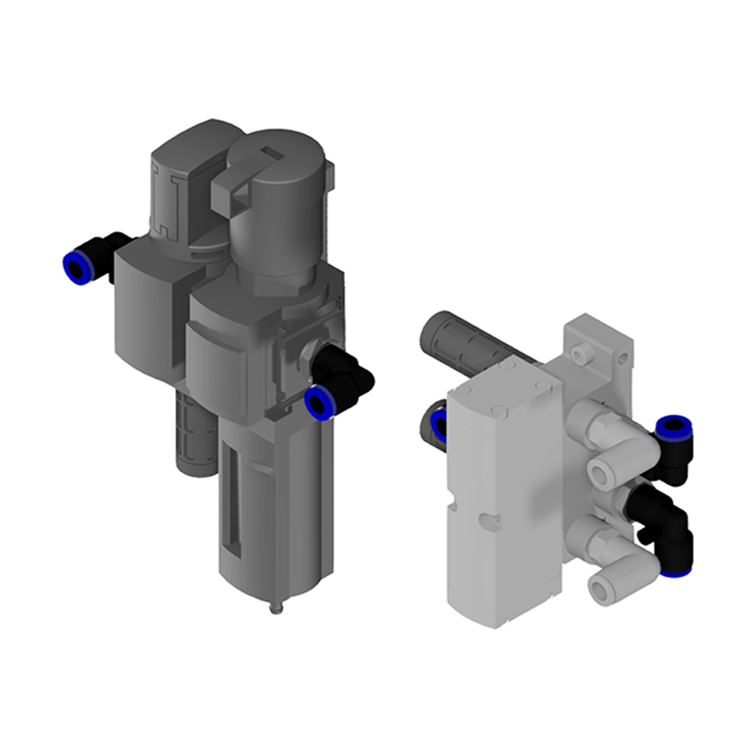 Pneumatikausrüstung RRA Ansteuerung pneumatisch