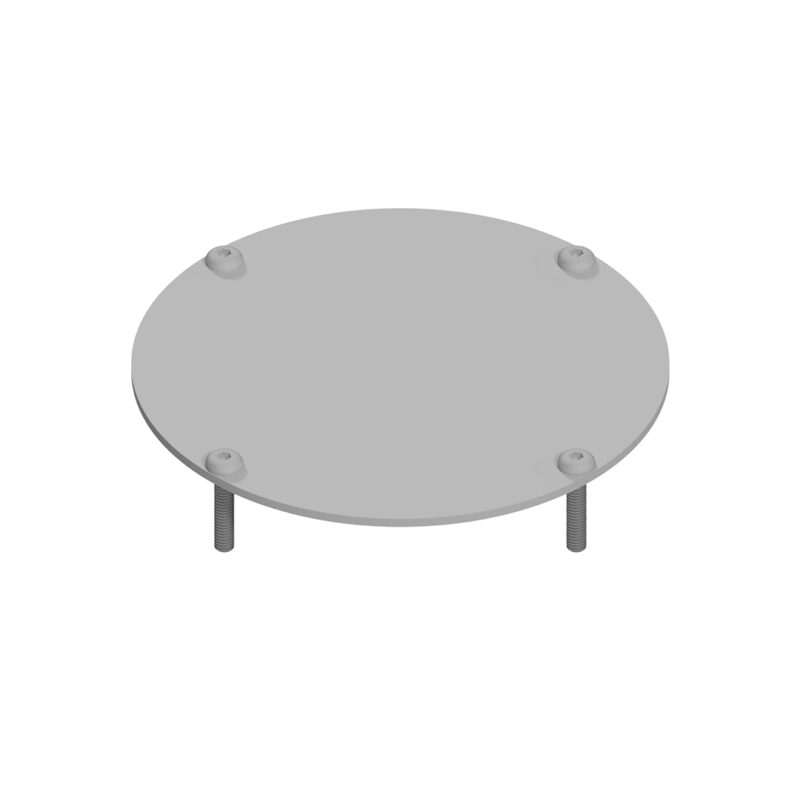 Abdeckung Durchführung Schwenkantrieb