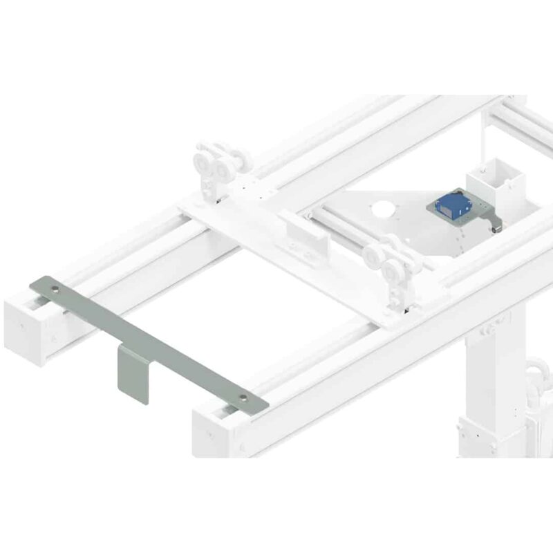 Horizontal axis measuring system on crane bridge