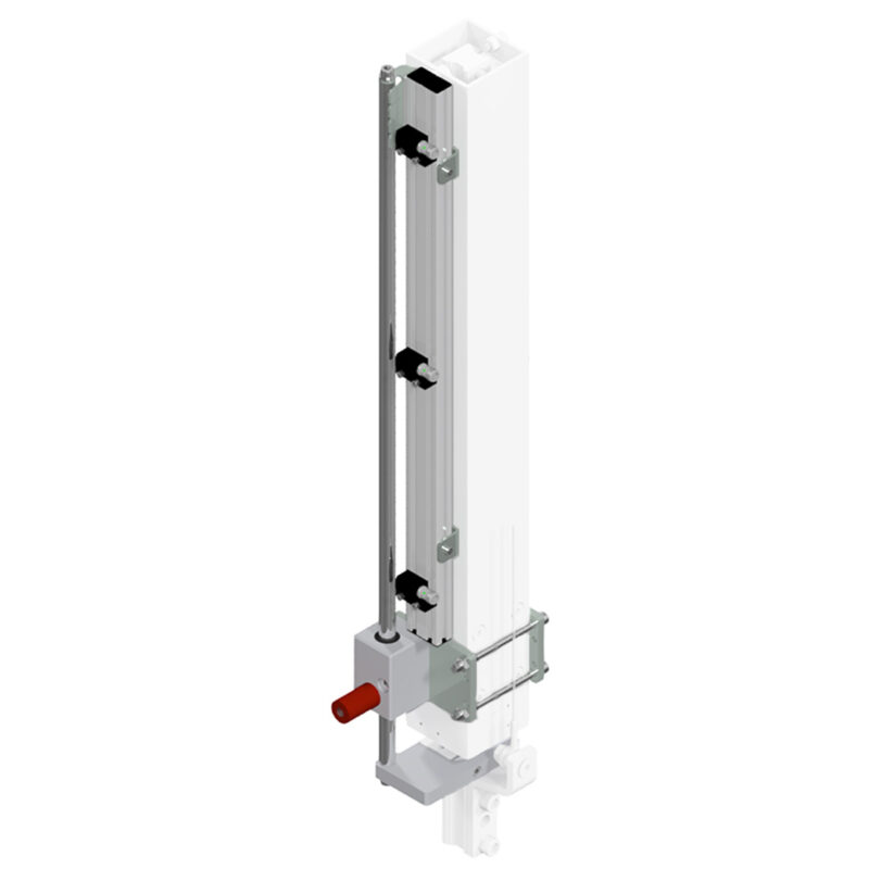 Inductive Multiple Position Query with Pneumatic Clamping Unit Vertical Axis handy-lift 300