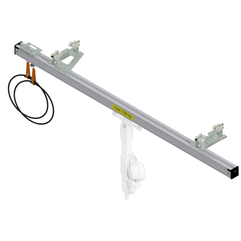 BHL003 Kranbrücke Einspur mit Übergeabplatte und Energieführung für handy-lift 100 - 500