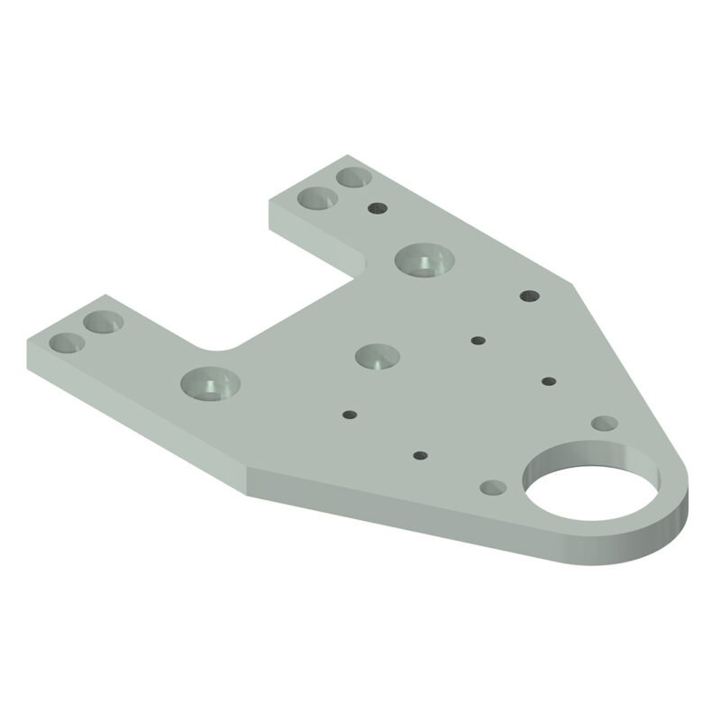 BAS020 Adapterplatte mit Anbindung