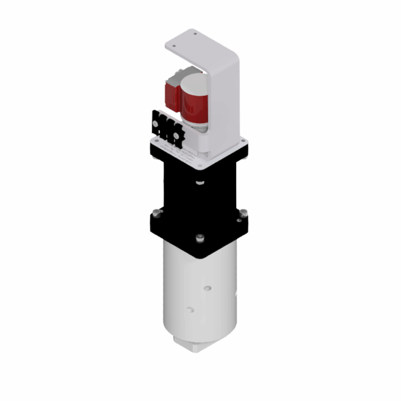 DEVA500c mit Pneumatischer Bremse und Wegmesssystem