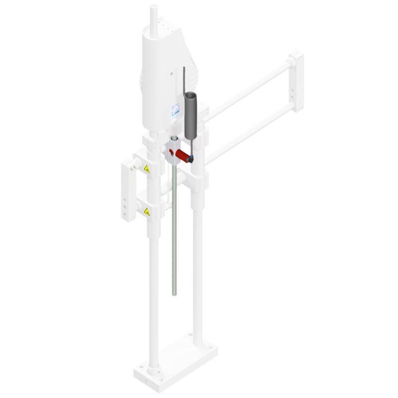 BHF034 Pneumatische Klemmeinheit für  Vertikalachse handy-flex