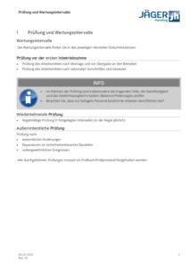 Prüfblatt